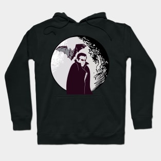 Halloween Vampire - Count Dracula - Full Moon - Vampire Bat Hoodie